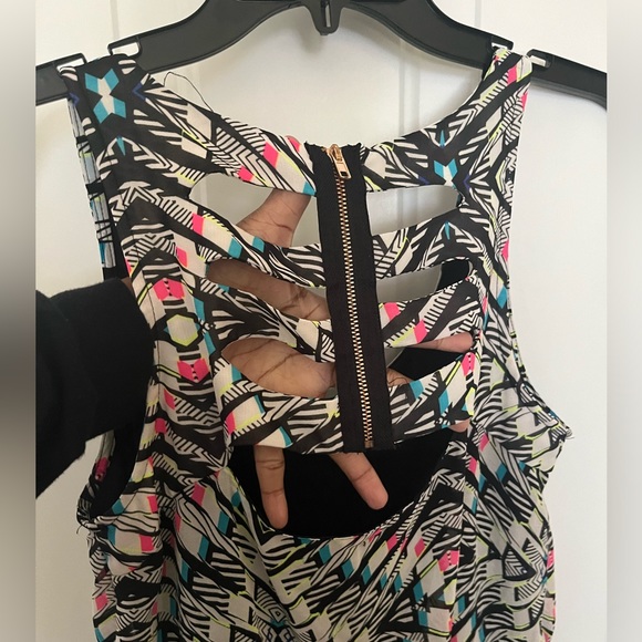 Xhilaration Women’s Shorts Romper (Shorts) - S/P - Multi-colored - Picture 4 of 10